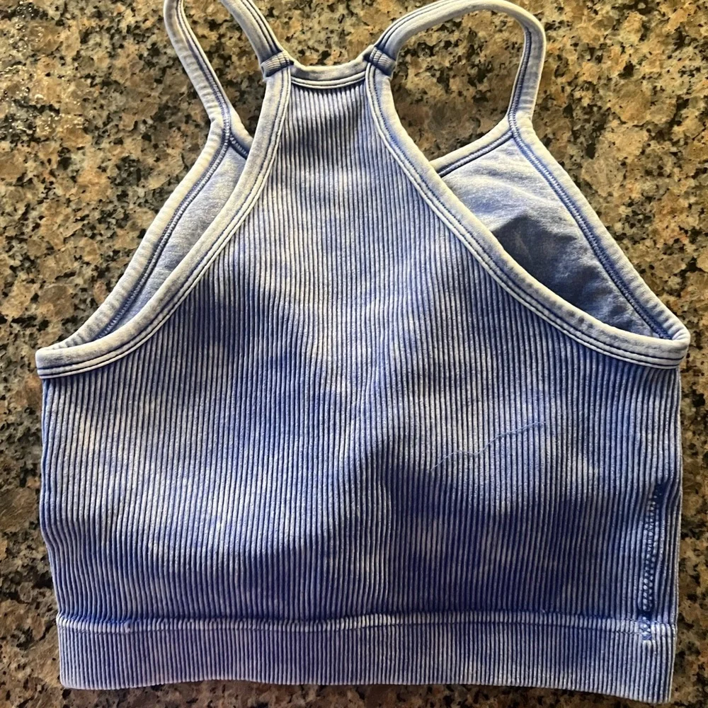 Zenana Light Indigo Mineral Was Ribbed Brami - Picture 2 of 4